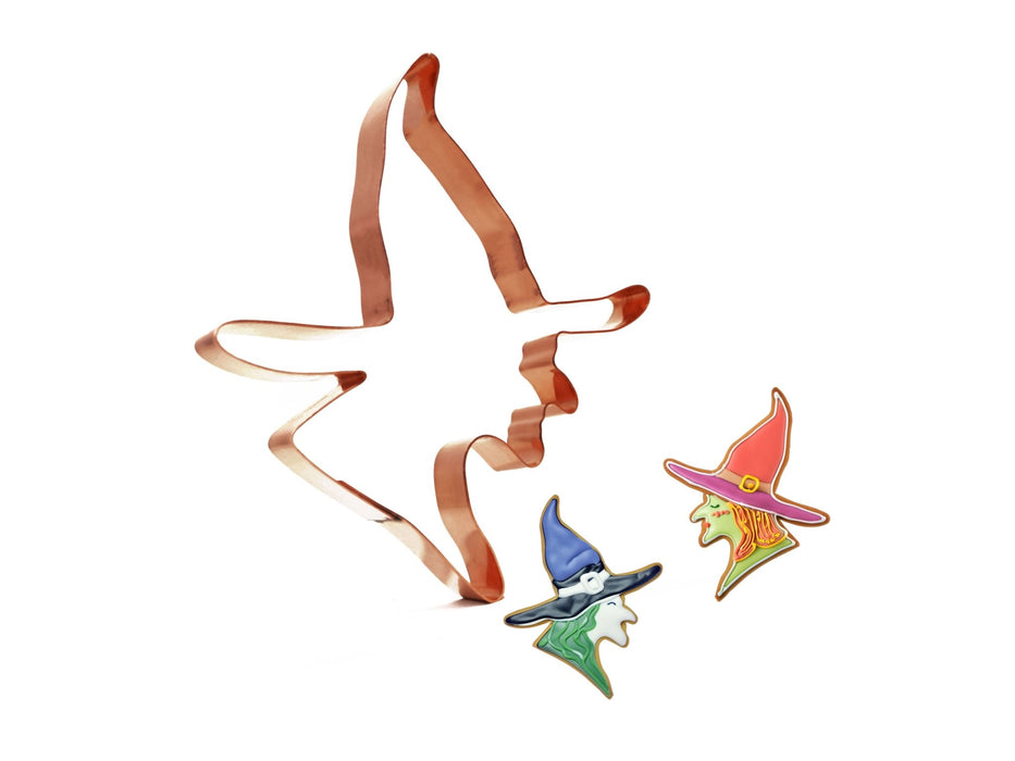 Witch Head Halloween Cookie Cutter, 3.75 x 4 inches - The Fussy Pup - Cookie Cutter