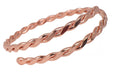 Wholesale Copper Bangle Bracelet – Handmade Twisted Design USA - The Fussy Pup - 